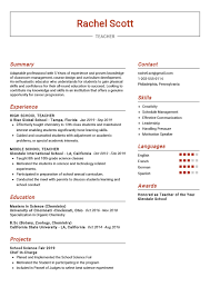 With strong critical thinking skills, teachers are able to consider the best interests of the students while also working within their institution's goals and standards. Teacher Resume Example Resume Sample 2020 Resumekraft