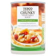 Open the can, pour the soup into a microwave safe bowl. Tesco Chunky Winter Vegetable Soup 400g Tesco Groceries