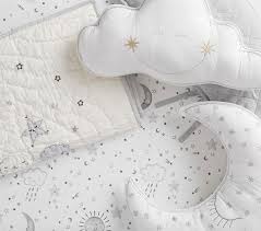 Skye Linen Baby Bedding Pbkids Linen Baby Bedding Baby Bedding Sets Baby Bed