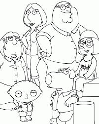 Family guy coloring pages are a fun way for kids of all ages to develop creativity, focus, motor skills and color recognition. Family Guy Coloring Pages All Characters Coloring4free Coloring4free Com
