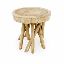 Jawi033 50 The Tulum Tropic Side Table Tropical Furniture Side Table Oak Side Table