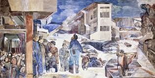 Common Canvas Pennsylvania S New Deal Post Office Murals American Scene Painting Office Mural Canvas