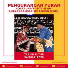 Kolej, yeni kampüsün resmi olarak açıldığı 2000 yılında bu konuma taşındı. Pengurangan Yuran Sehingga 35 Di Kolej Universiti Islam Antarabangsa Selangor Kuis Sehingga 24 Julai 2020 Inisiatif