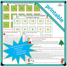 To improve this 'how many days until ~ ? How Many School Days Until Christmas A Countdown Calendar Readilearn