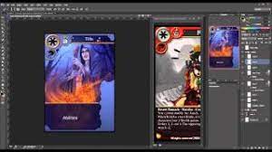 How To Create Trading Cards In Photoshop Youtube Trading Card Template Card Games Photoshop Youtube
