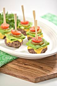 Keto Mini Burger Bites Easy Low Carb Keto Ground Beef Burger Bites Recipe Best Dinner Lunch Snack Appetiz Burger Bites Mini Burgers Free Keto Recipes