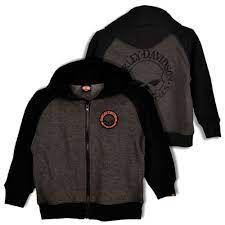 Harley Davidson Boys Willie G Skull Fleece Hooded Sweatshirt Fleece Hooded Sweatshirt Fleece Hoodie Harley Davidson Kids