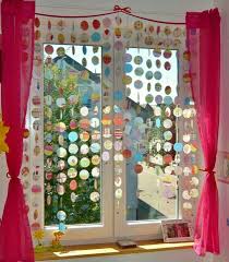 Vorhang Aus Transparentpapier Transparentpapier Kreativ Gardinen Kinderzimmer