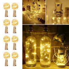 Buy wine corks and get the best deals at the lowest prices on ebay! Le Wine Bottle Lights With Cork 6 6ft 20 Led Battery Operated String Lights Warm White Decorative Fairy Lights Mini Copper Wire Lights For Bedroom Decor Christmas Party Wedding Decorations 8 Pack Buy