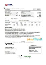 Maybe you would like to learn more about one of these? Usa U S Bank Credit Card Statement Easy Fillable Template In Word And Pdf Doc And Pdf Format Credit Card Statement Statement Template Bank Credit Cards