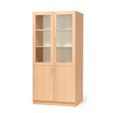 Whether you're doing a complete remodel project or making some slight upgrades, you'll find. Wooden Storage Cabinet Theo With Half Glass Doors 1000x470x2100 Mm Beech Aj Products Online