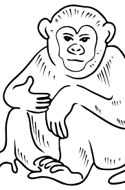 Color in this picture of a monkey and others with our library of online coloring pages. Monkey Coloring Page Color Online For Free