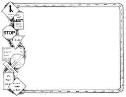 Black And White Road Signs Mormon Share Border Road Signs Road Signs Border Lds Clipart