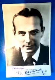 AUTOGRAPHE DE MAURICE Germain Sur Carte Format 10 X 15 Cm Tres Rare EUR  30,00