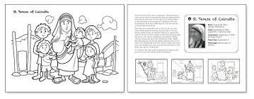 Mother teresa coloring page from famous people category. Free Catholic Crafts For Kids The Roman Catholic Mass Explained