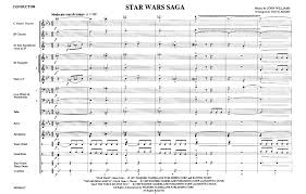 Star Wars Saga By Adams D J W Pepper Sheet Music