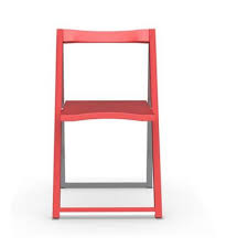 Des chaises pliantes pratiques au quotidien. Chaises Pliantes Design Au Meilleur Prix Chaise Pliante Skip Rouge Et Aluminium Satine De Calligaris Inside75