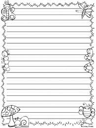 More images for free lined paper with border » All The Writing Paper Styles You Need For Holiday And Seasonal Writing Through March April And May Spring Writing Paper Writing Paper Template Writing Paper