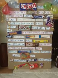 Birthday Gift Ideas For Best Friend Female South Africa Candy Bar Birthday Card Using English Chocolate Sweets In 2020 Candy Bar Birthday Birthday Presents For Boys 16th Birthday Card