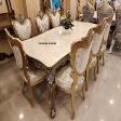 Luxury Modern Onyx Top Carving Dining Table