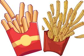 100% free fast food coloring pages. French Fries Coloring Pages Print Color Fun