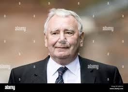 Peter Metcalf, solicitor for South Yorkshire Police following the  Hillsborough disaster arrives at Warrington Magistrates' Court where he  faces charges following an investigation into the Hillsborough disaster and  its aftermath Stock Photo -