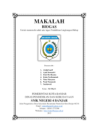 Dua contoh hambatan menggunakan biogas adalah sebagai berikut; Pdf Makalah Biogas Abdul Latif Academia Edu