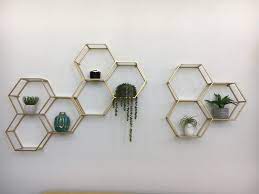 Check spelling or type a new query. Gold And Glass Honeycomb Wall Shelf Wall Shelf Decor Honeycomb Wall Wall Shelves
