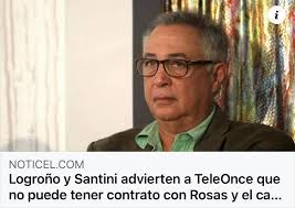 Advierten a TeleOnce que no puede tener contrato con Rosas y el canal le  “pichea”.  https://www.noticel.com/pop/tribunales/ahora/top-stories/20210715/logrono-y-santini-advierten-a-teleonce-que-no-puede-tener-contrato-con-rosas-y-el-canal-le-pichea  ...