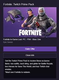 Here's how to get the trailblazer outfit, the true north back bling. Twitch Prime Pack 3 Fortnite 2019 E Paspor Online Imigrasi