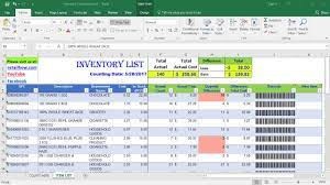 We want to be able to scan multiple items, save them into the scanner memory, then load them with one click to an invoice, estimate, or sales order. How To Count Inventory Using Only Excel Barcode Scanner Youtube