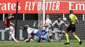 Jens hauge draws ac milan level against sampdoria. Mi0bmcm9 Qnqcm
