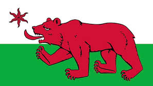 Meaning and history of this flag can be gleaned through this historyplex article. Flag Of California In The Style Of The Welsh Flag Vexillology