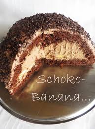 Schoko Bananen Kuppeltorte Susses Macht Glucklich Kuchen Und Torten Rezepte Kuppeltorte Leckere Torten