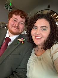 Wedding celebration with music equipment