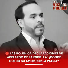 🔴 LAS POLÉMICA DECLARACIONES DE ABELARDO DE LA ESPIELLA: ¿DÓNDE QUEDÓ SU  AMOR POR LA PATRIA?, El precandidato presidencial Abelardo de la Espriella  se ha visto envuelto en una controversia luego de ...