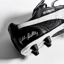 Lothar matthaus 1990s puma self adhesive sicker 3 3/4 x 3 3/4 ,very good condition. Puma King Lothar Matthaus Soccerbible Football Boots Puma Football