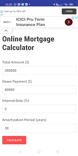 Mortgage calculator calculate monthly payment amount base on price, down rate, interest rate, and term years. Mortgage Calculator App Dollars Usd For Android Apk Download
