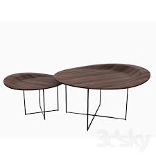 3d Models Table Trevi Molteni Table Coffee Table 3d Model