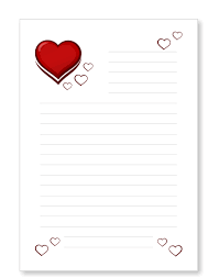 Ein herz ist symbol für liebe und güte. Briefpapier Liebesbrief Herzen Kostenlos Ausdrucken