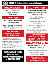 Decisions about testing are made by state and local health departments or healthcare providers. Do You Need A Covid 19 Ua Plumbers And Pipefitters 469 Facebook