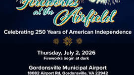 Fireworks at the Airfield