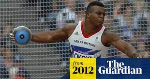 The discus was a circle shaped stone, iron, bronze, or lead. Britain S Lawrence Okoye Throws Himself Into The Olympic Discus Final Lawrence Okoye The Guardian