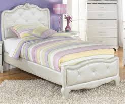 Zarollina Silver Wood Twin Bed Girls Bedroom Furniture Kids Bedroom Sets Upholstered Bedroom