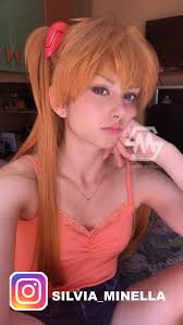 Parrucca Lunga Ispirata Ad Asuka Langley