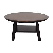 Copper sylvie brushed oak and metal round coffee table. 90 Off Round Copper Top Coffee Table Tables