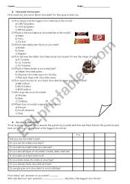 Many were content with the life they lived and items they had, while others were attempting to construct boats to. Chocolate Quiz Are You Chocoholic Esl Worksheet By Camilagoldin