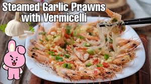 Recipe Steamed Garlic Prawns With Vermicelli Ala Myfunfoodiary Youtube
