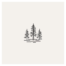 Aesthetic tree stock photos and images. Evergreen Tree Logo Tree Simple Drawing Treesimpledrawing Pine Trees Geometric Tattoo Tree Simple Tree Tattoo Pine Tattoo