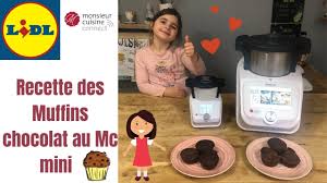 Recette Des Muffins Au Chocolat Avec Monsieur Cuisine Mini Le Jouet De Lidl Par Sandcook Look Youtube